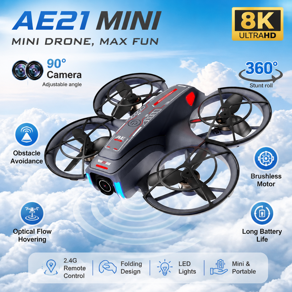 Introduction Drone GPS 8K Prof - Drone Gimbal 3 Axis ulasan dan harga
