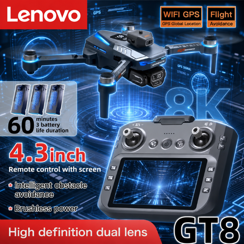 Lenovo GT8 8K Drone Profession - Drone Gimbal 3 Axis ulasan dan harga
