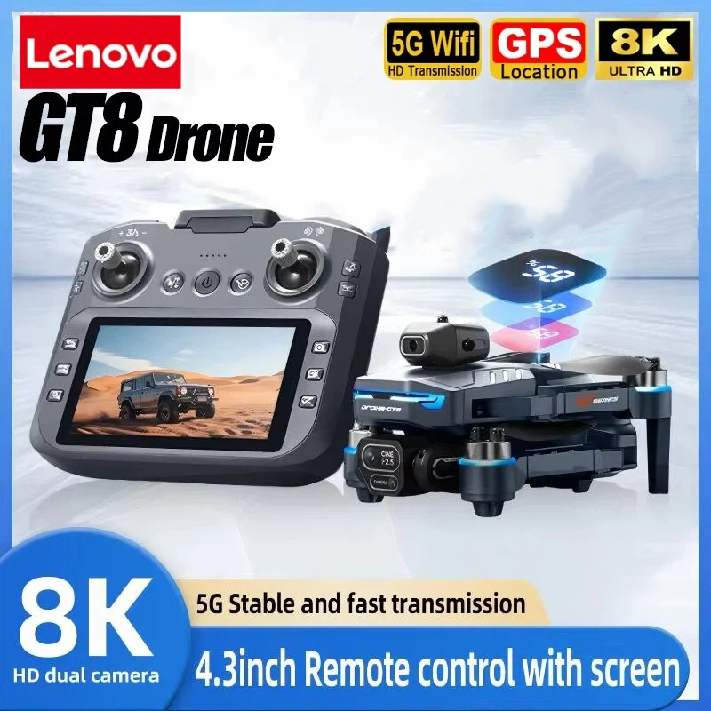 Lenovo GT8 8K Drone Profession - Drone Gimbal 3 Axis ulasan dan harga