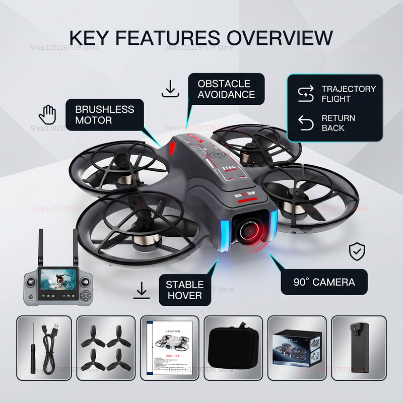 2026 New AE21 Drone 8K HD Prof - Drone Gimbal 3 Axis ulasan dan harga